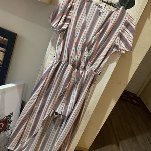 Striped Romper/Dress